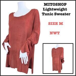 #T23 MITOSHOP Lightweight Tunic Sweater SZ M $49